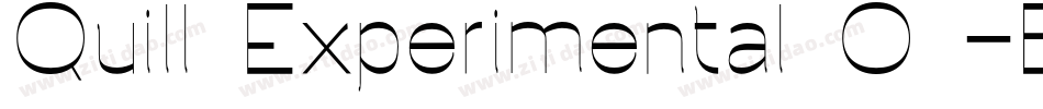 Quill Experimental O -BRK-字体转换